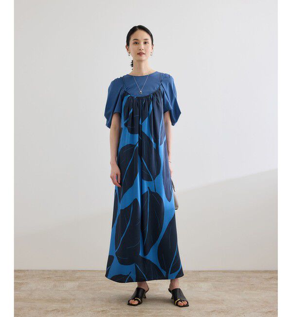 ROPE「【洗える】クリア天竺ボリュームスリーブプルオーバー【お仕事・通勤対応】」|Tシャツ・カットソー|