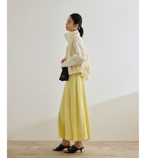 ROPE「フラワーエンブロイダリーライトブルゾン/セットアップ対応」|ブルゾン・スタジャン|