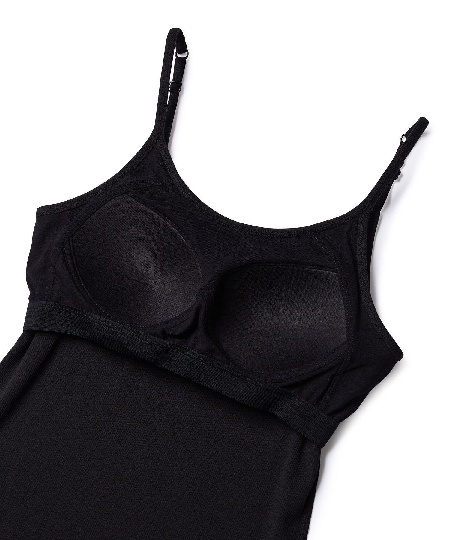 VIS「【洗える】カップ付きバックオープンキャミソール」|キャミソール|