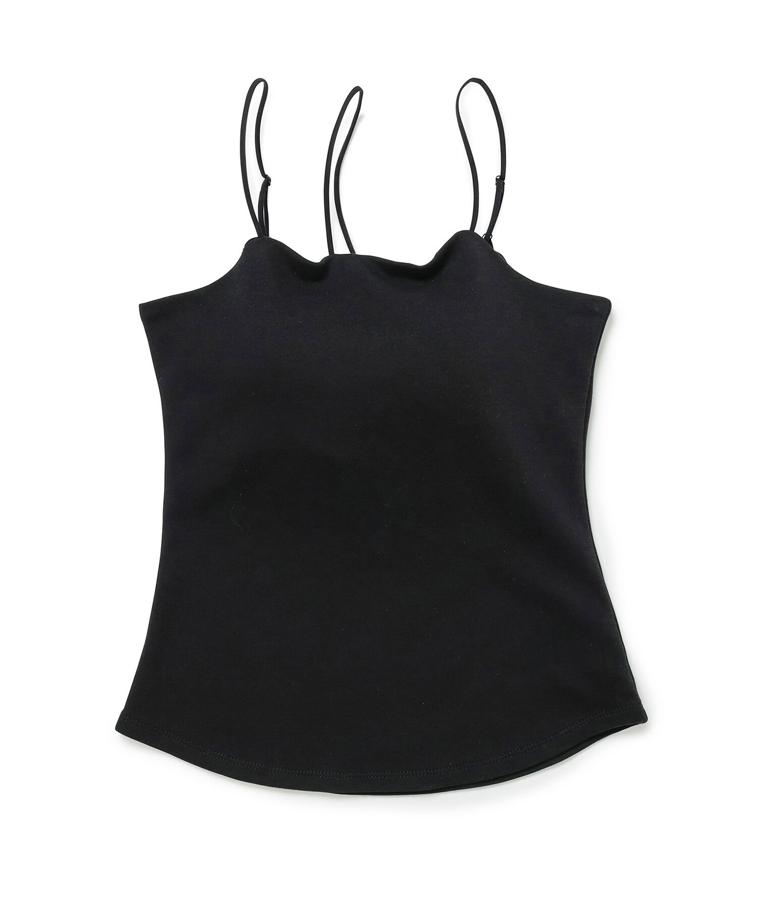 VIS「【洗える】アシンメトリークロスストラップキャミソール」|キャミソール|