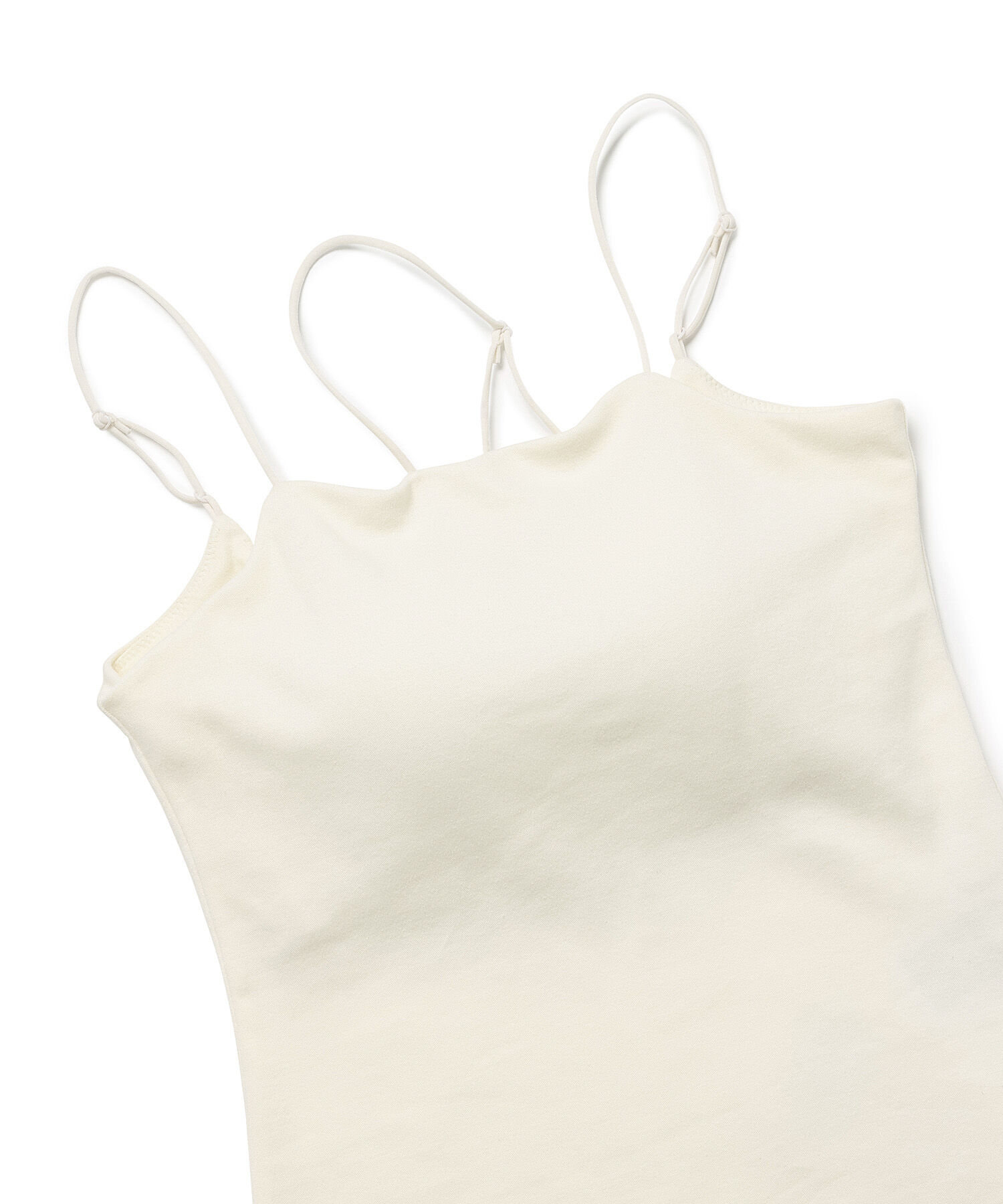 VIS「【洗える】アシンメトリークロスストラップキャミソール」|キャミソール|