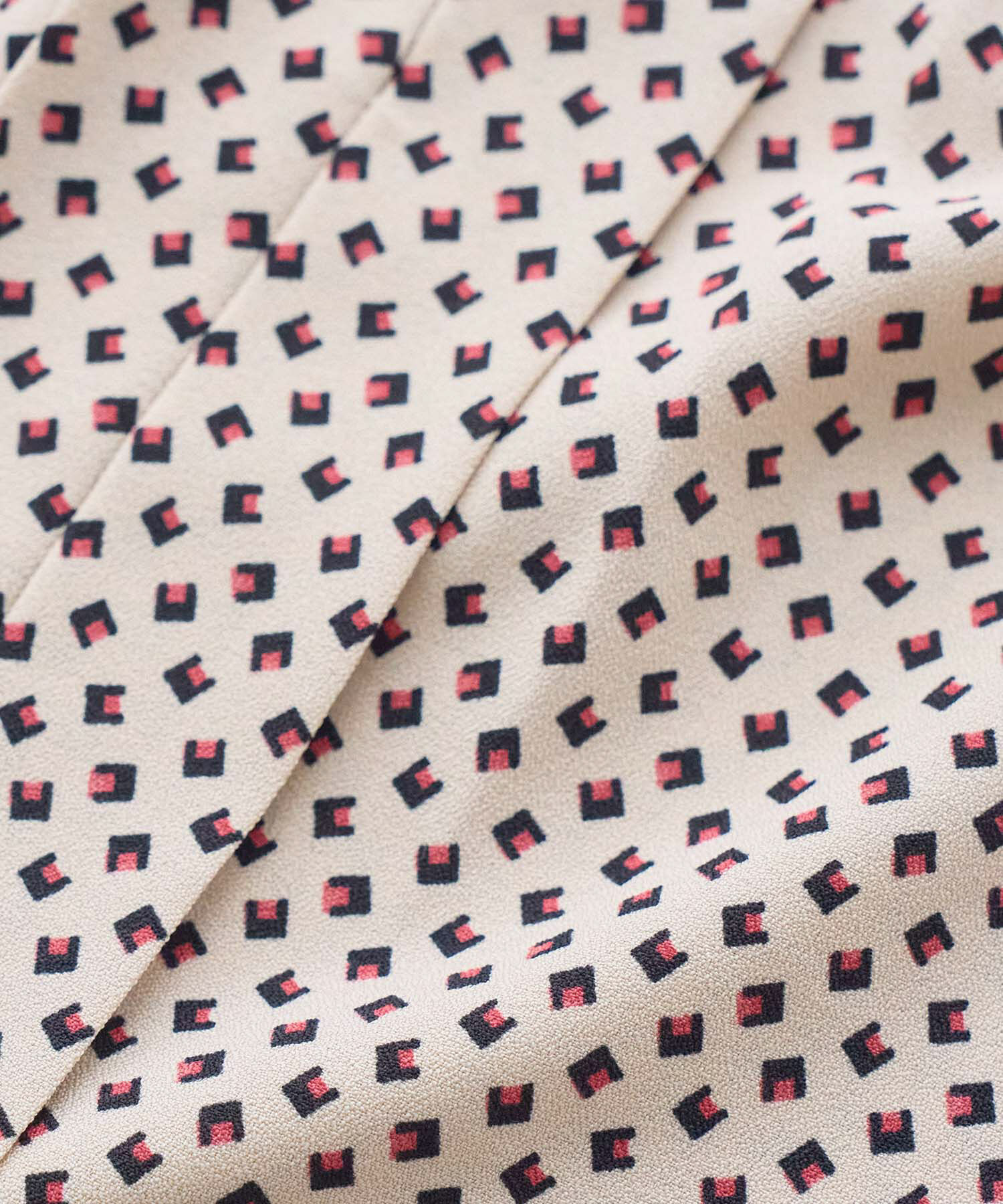 VIS「【防シワ・洗える】フロントタック長袖ブラウス」|シャツ・ブラウス|