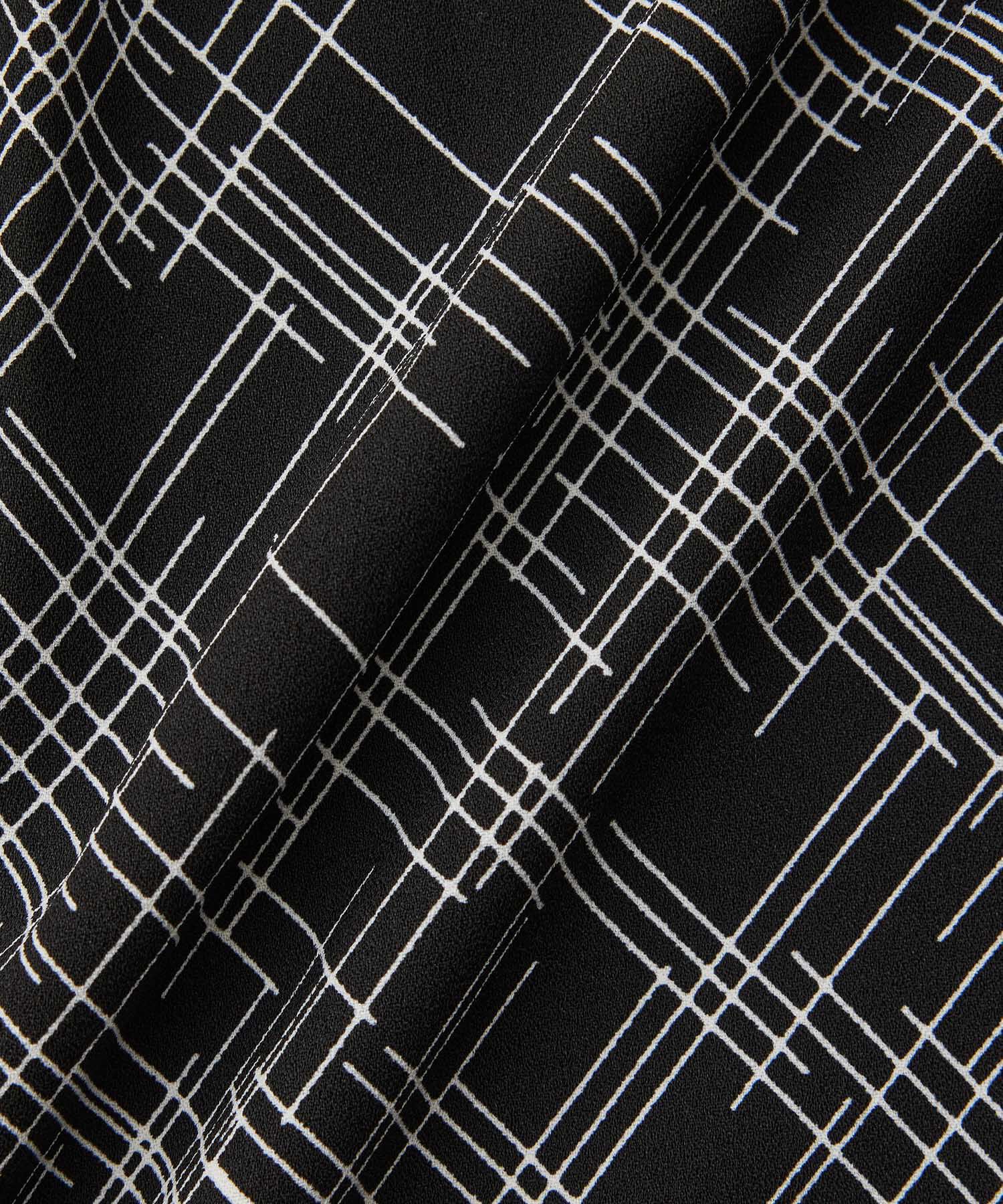 VIS「【防シワ・洗える】フロントタック長袖ブラウス」|シャツ・ブラウス|