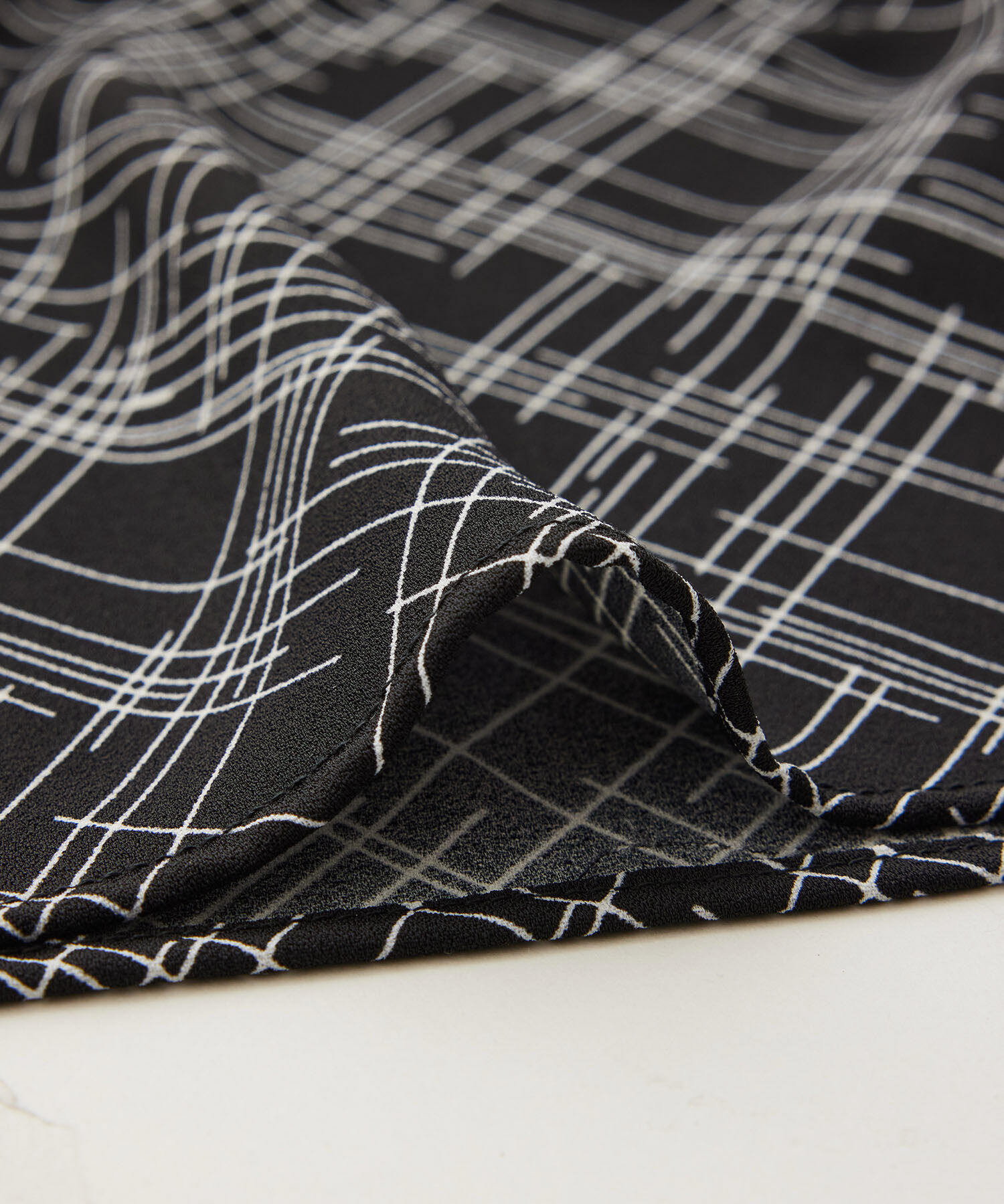 VIS「【防シワ・洗える】フロントタック長袖ブラウス」|シャツ・ブラウス|