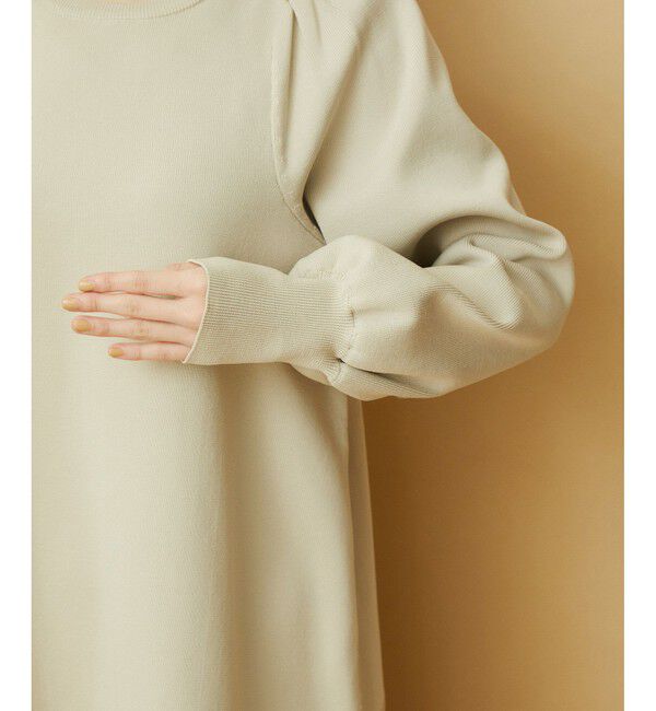 VIS「パフスリーブ切り替えミニフレアワンピース」|ワンピース|