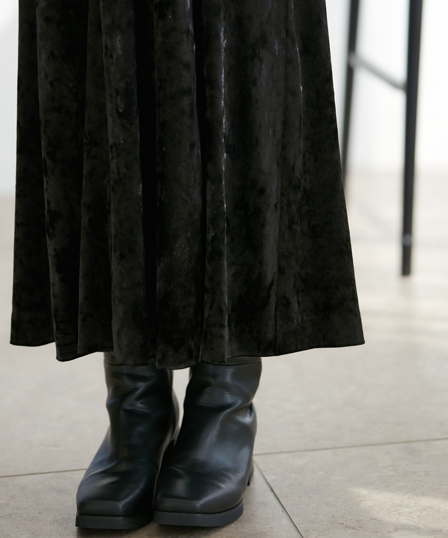 VIS「ベロアレースキャミワンピース」|ワンピース|