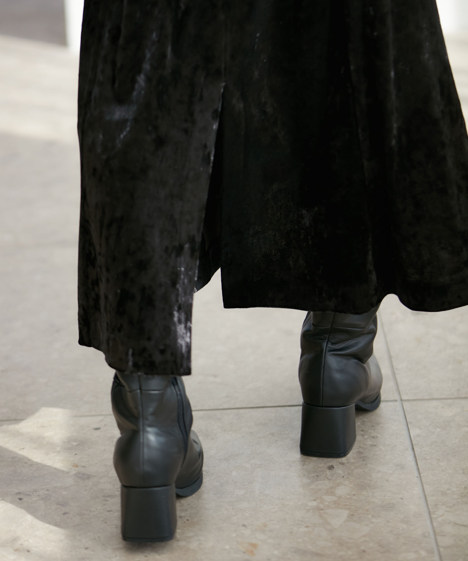 VIS「ベロアレースキャミワンピース」|ワンピース|