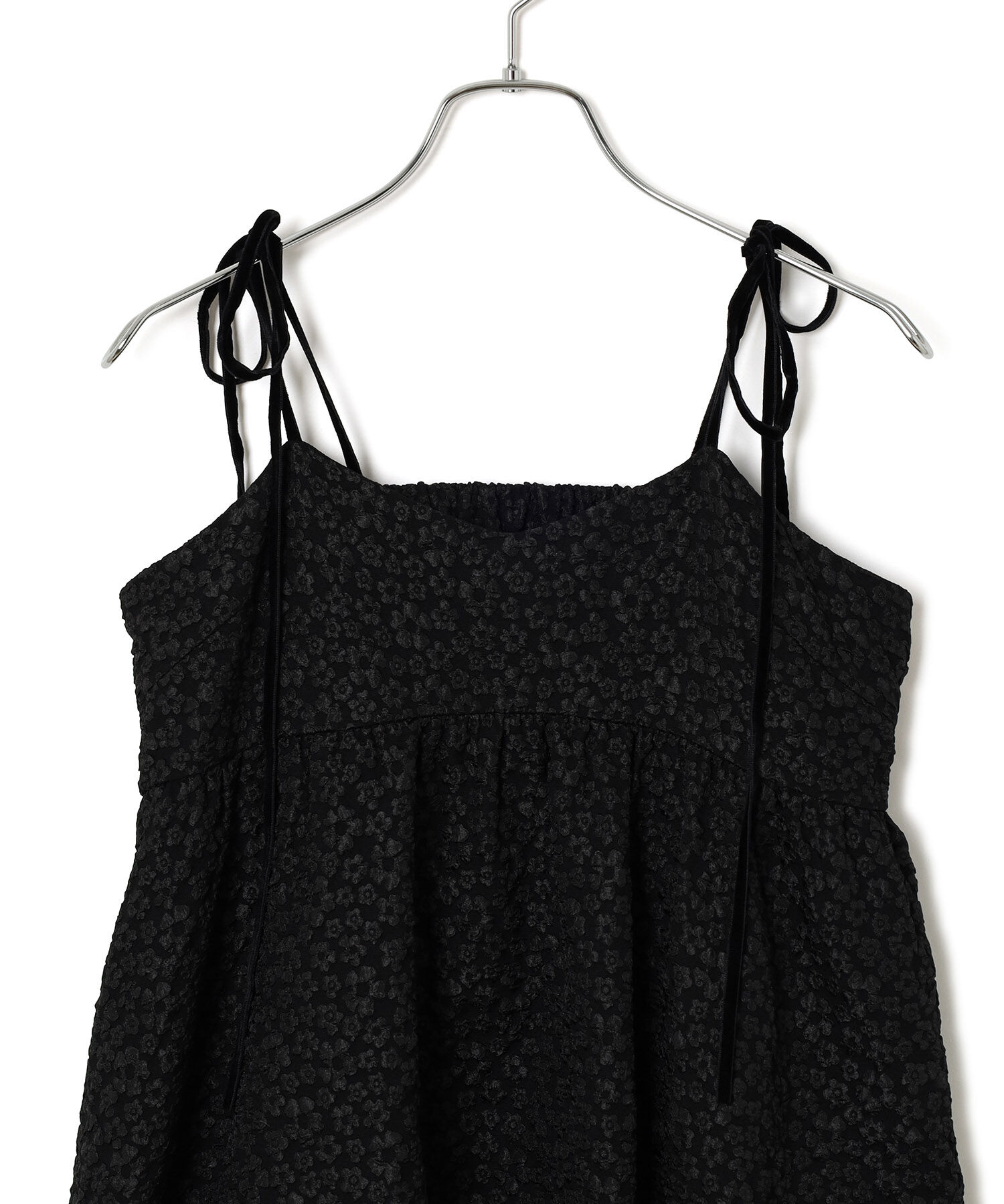 VIS「ジャガードバルーンリボンキャミソール」|キャミソール|