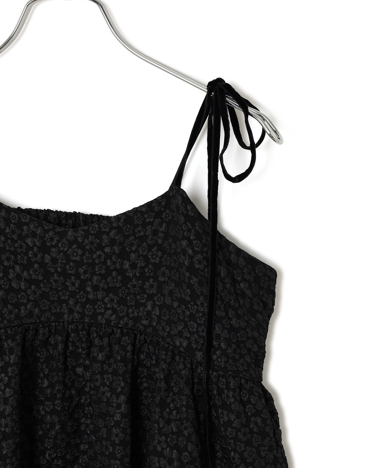 VIS「ジャガードバルーンリボンキャミソール」|キャミソール|