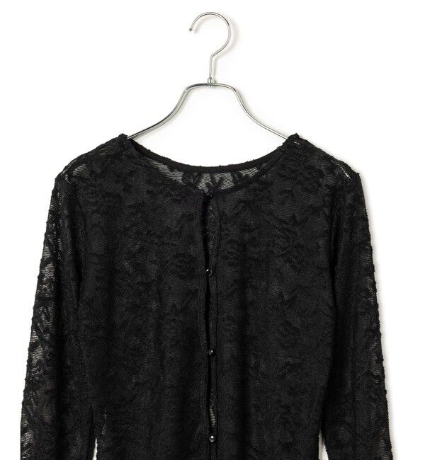 VIS「【前後2WAY】カットジャガードカーディガン【洗える】」|カーディガン|