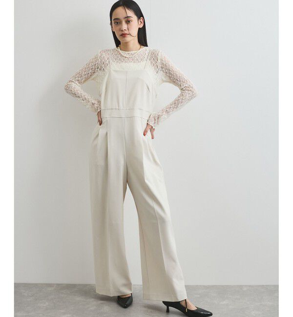 VIS「セットアップサロペット【洗える】」|オールインワン|生成メイン