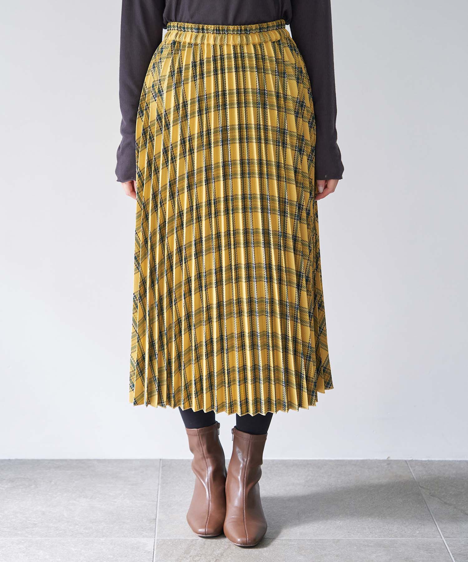 Rope&rsquo;Picnic「午後の紅茶&times;ROPE' PICNIC/チェックプリーツスカート/リンクコーデ」|スカート|