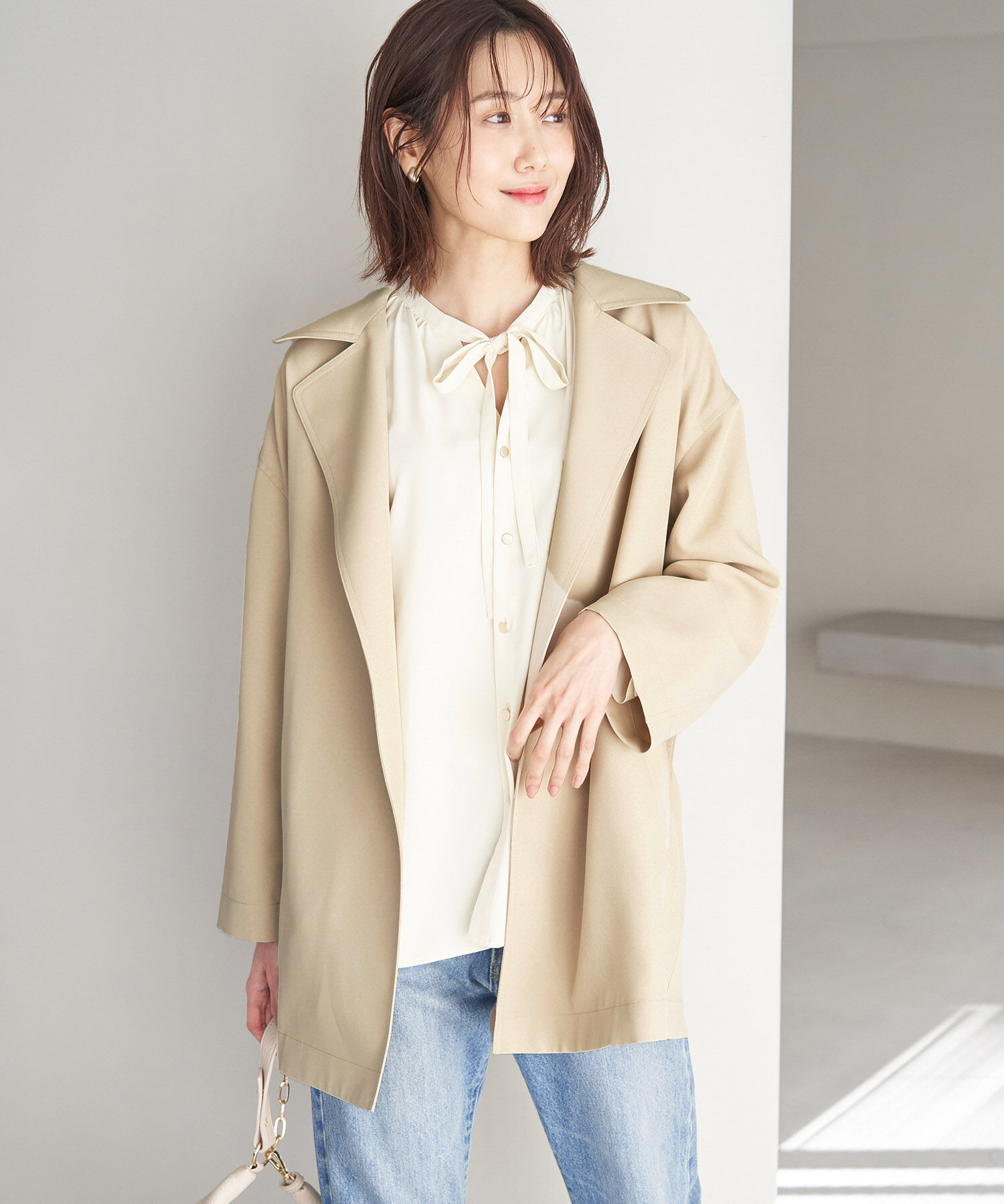 Rope&rsquo;Picnic「チェスターショートコート」|チェスターコート|