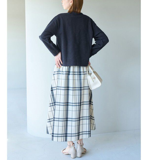 Rope&rsquo;Picnic「カットツイードメタル釦カーディガン」|カーディガン|