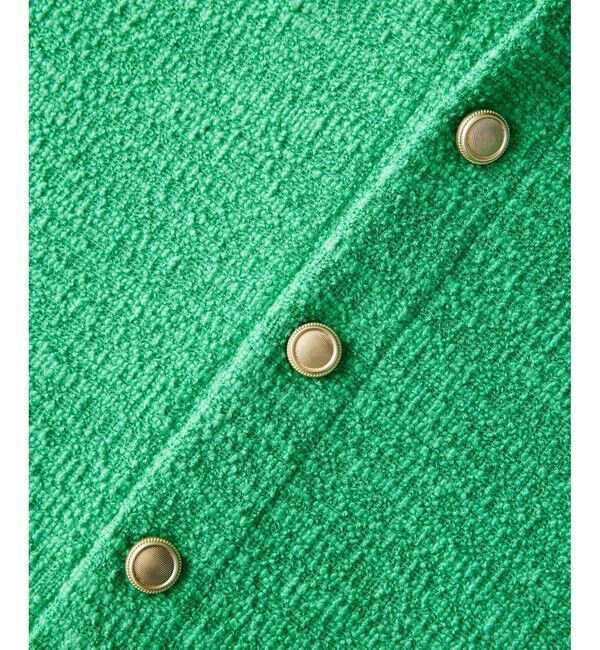 Rope&rsquo;Picnic「カットツイードメタル釦カーディガン」|カーディガン|