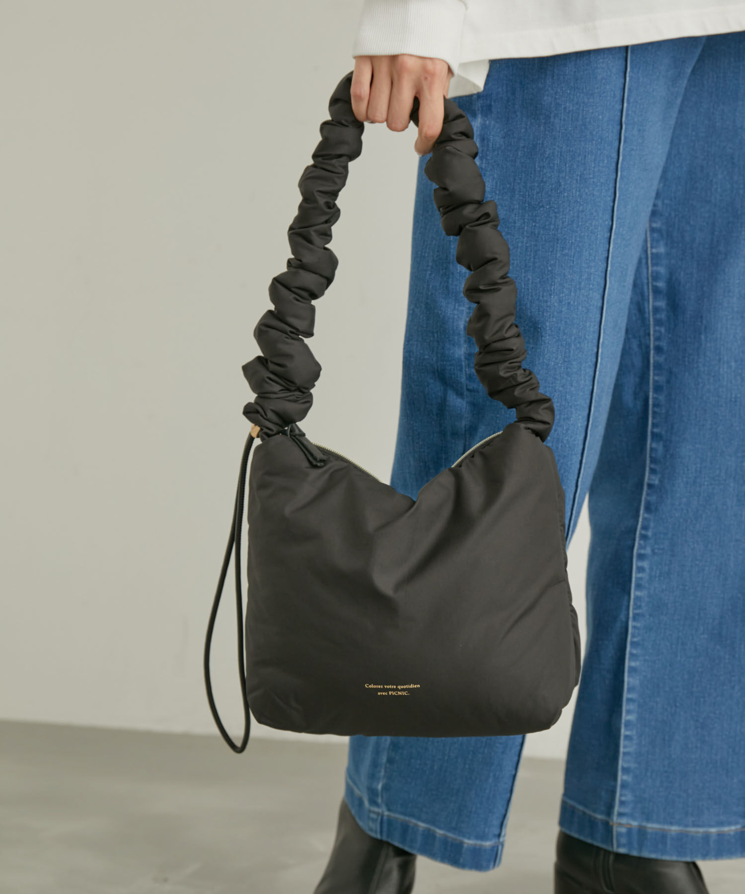 ROPE PICNIC PASSAGE「軽量ポリエステルパディングシャーリングワンショルダーバッグ」|ショルダー・メッセンジャー|