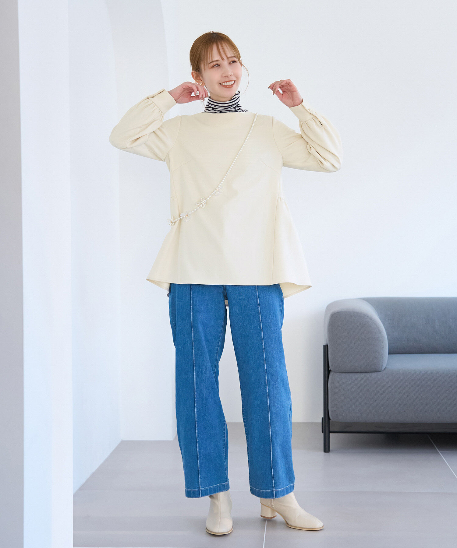 Rope&rsquo;Picnic「ペプラムブラウス/セットアップ対応」|シャツ・ブラウス|