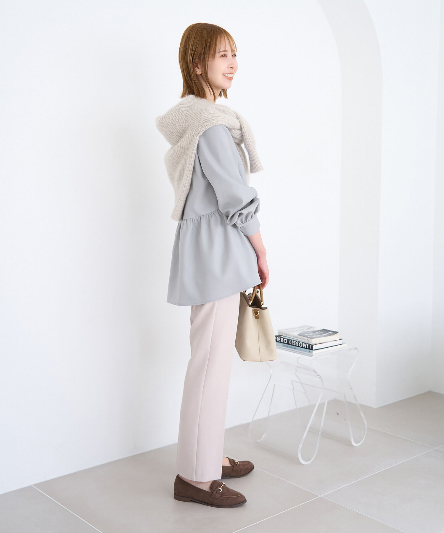 Rope&rsquo;Picnic「ペプラムブラウス/セットアップ対応」|シャツ・ブラウス|