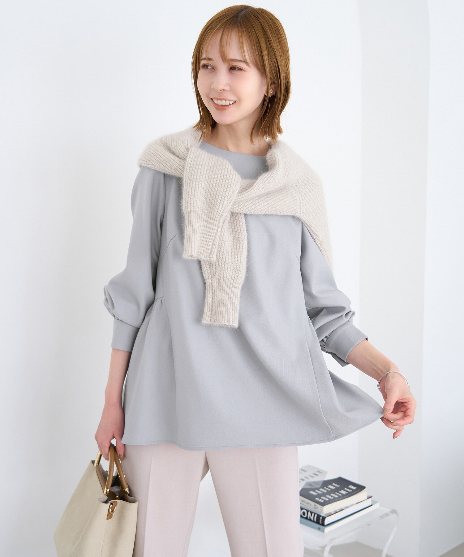 Rope&rsquo;Picnic「ペプラムブラウス/セットアップ対応」|シャツ・ブラウス|