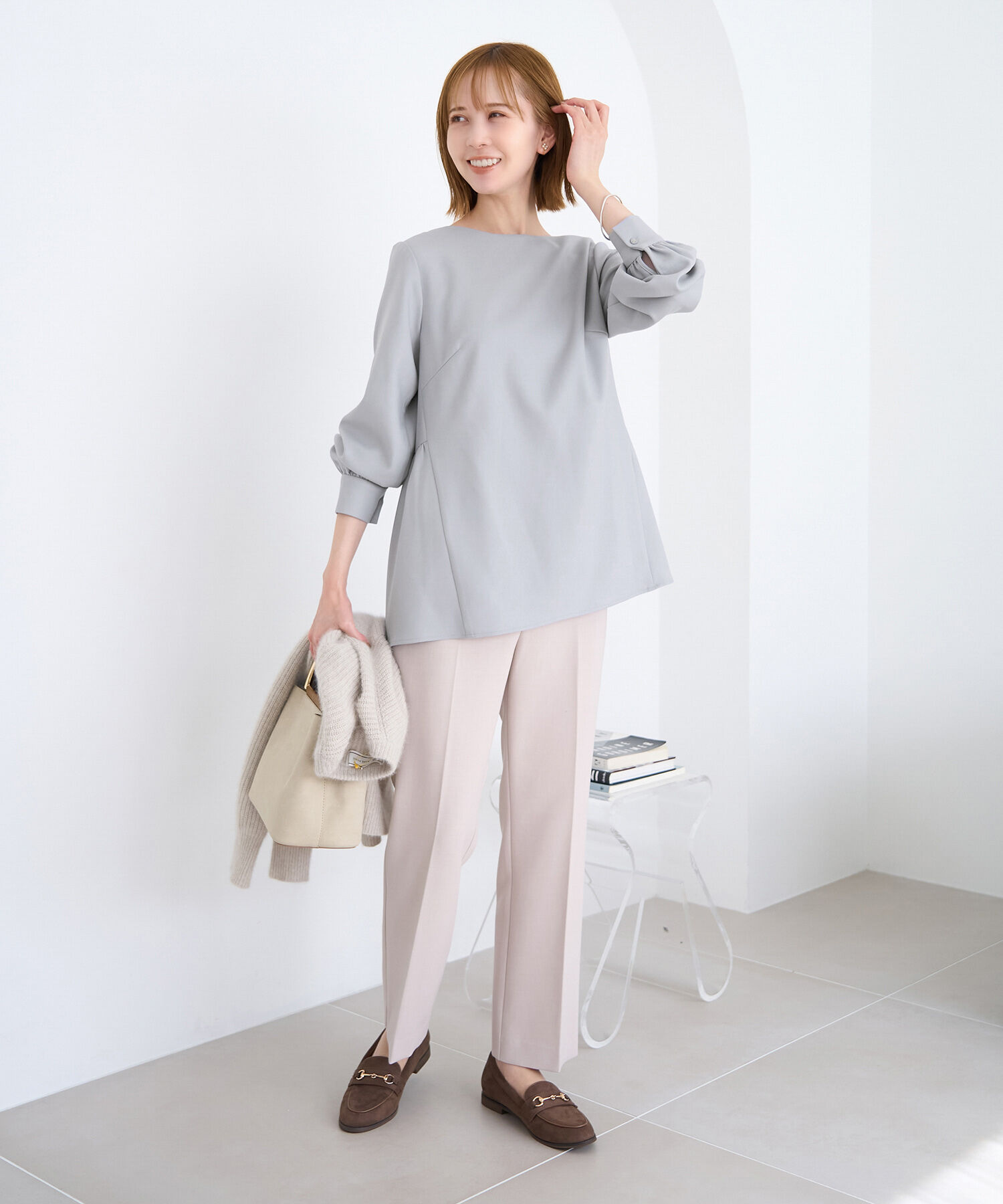 Rope&rsquo;Picnic「ペプラムブラウス/セットアップ対応」|シャツ・ブラウス|