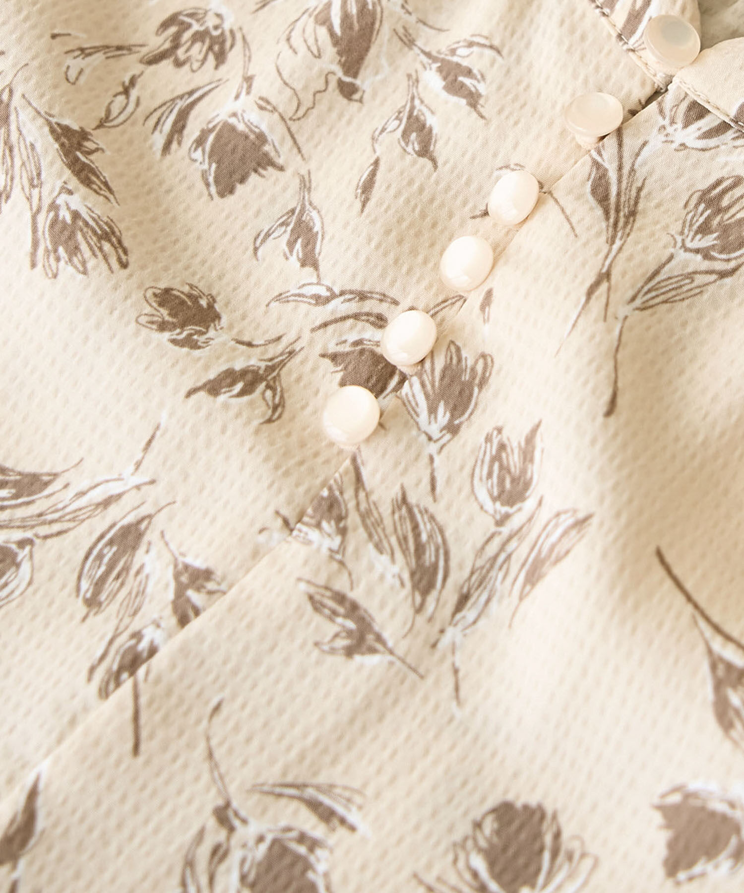 Rope&rsquo;Picnic「花柄ラッフルブラウス/リンクコーデ」|シャツ・ブラウス|