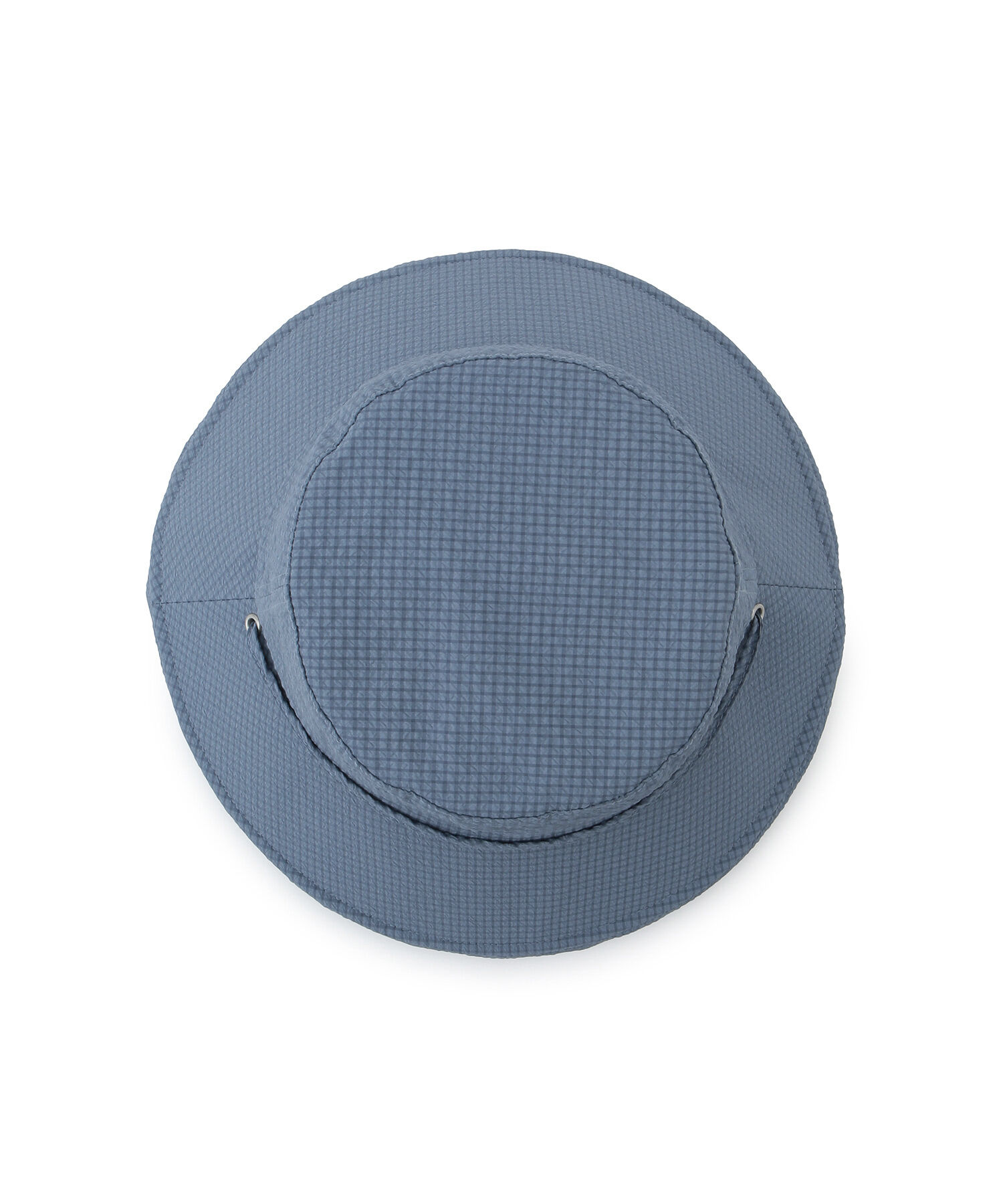 ROPE PICNIC PASSAGE「はっ水・遮光/チェックシアサッカーサファリハット」|ハット|