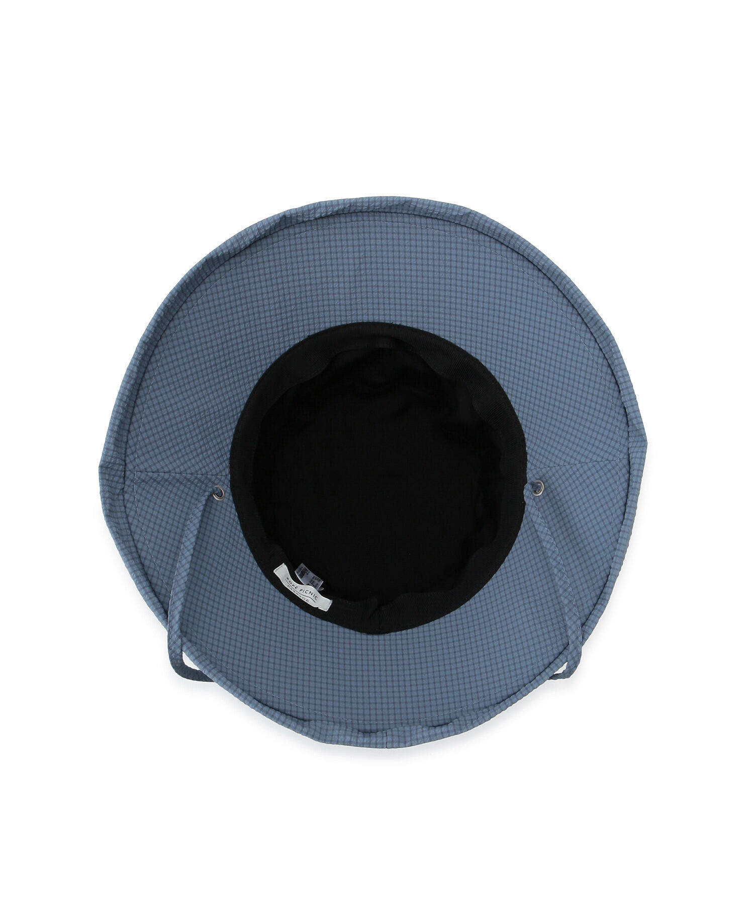 ROPE PICNIC PASSAGE「はっ水・遮光/チェックシアサッカーサファリハット」|ハット|