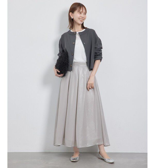 Rope&rsquo;Picnic「箔プリントスカート」|スカート|