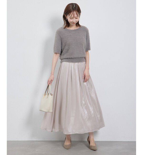 Rope&rsquo;Picnic「箔プリントスカート」|スカート|