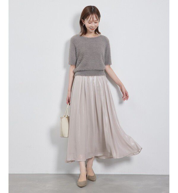 Rope&rsquo;Picnic「箔プリントスカート」|スカート|