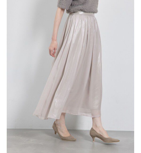 Rope&rsquo;Picnic「箔プリントスカート」|スカート|