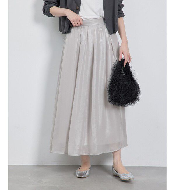 Rope&rsquo;Picnic「箔プリントスカート」|スカート|