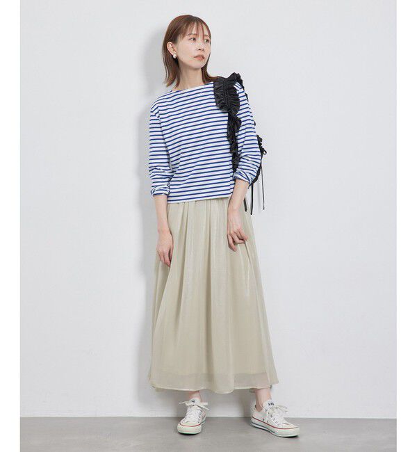 Rope&rsquo;Picnic「箔プリントスカート」|スカート|