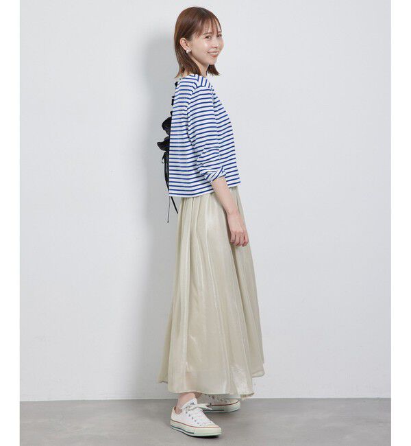 Rope&rsquo;Picnic「箔プリントスカート」|スカート|