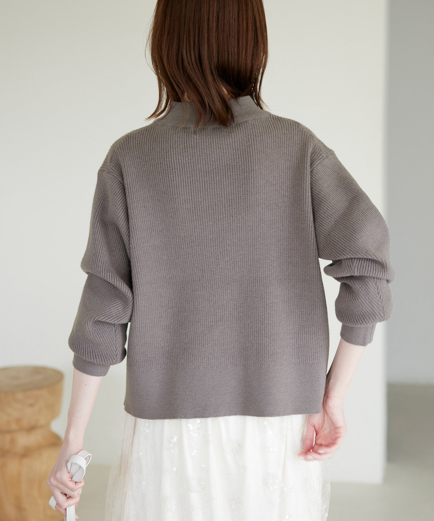 Rope&rsquo;Picnic「ハーフジップニットプルオーバー」|ニット・セーター|