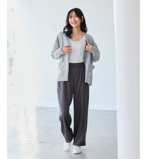 Rope&rsquo;Picnic「シルク混Ｖネック金ボタンニットカーディガン」|カーディガン|