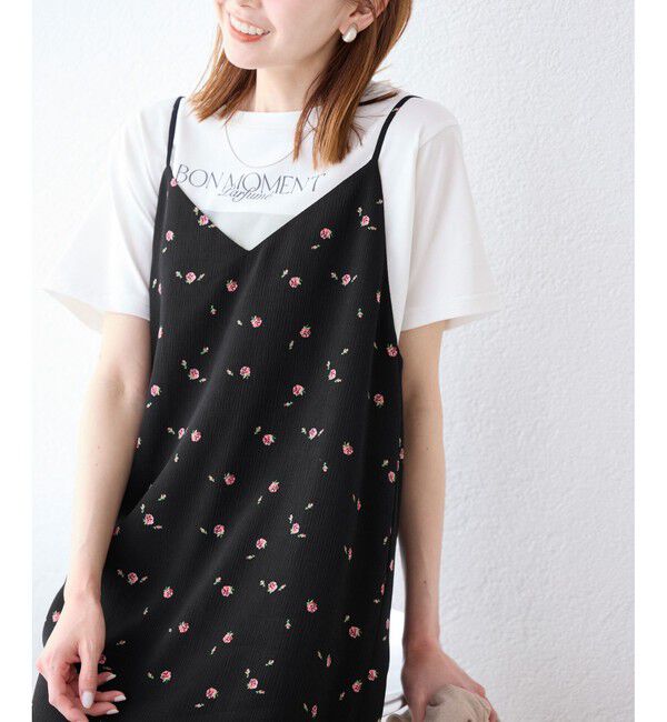 Rope&rsquo;Picnic「プチローズアソートキャミワンピース」|ワンピース|クロメイン