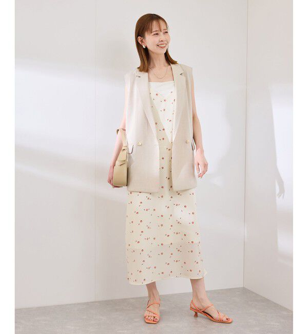 Rope&rsquo;Picnic「プチローズアソートキャミワンピース」|ワンピース|