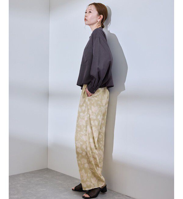 Rope&rsquo;Picnic「着丈が選べるバンドカラー無地シアーシャツ」|シャツ・ブラウス|