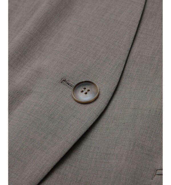 Rope&rsquo;Picnic「【UV対応】【リネンライク・シリーズ】ノーラペルジャケット/通勤・セットアップ対応」|ノーカラージャケット|