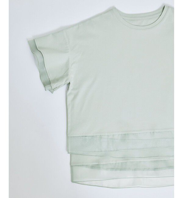 Rope&rsquo;Picnic「【UVカット・接触冷感】着丈が選べる70シルケットシアードッキングトップス」|Tシャツ・カットソー|