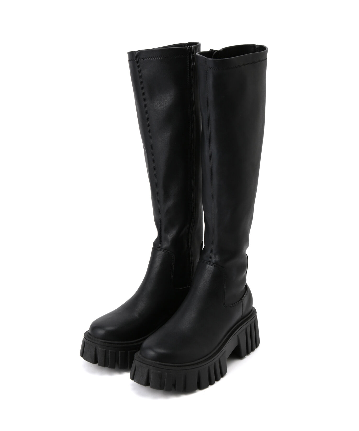 ADAM ET ROPE'「【WEB限定】ボリュームソールストレッチロングブーツ」|その他|