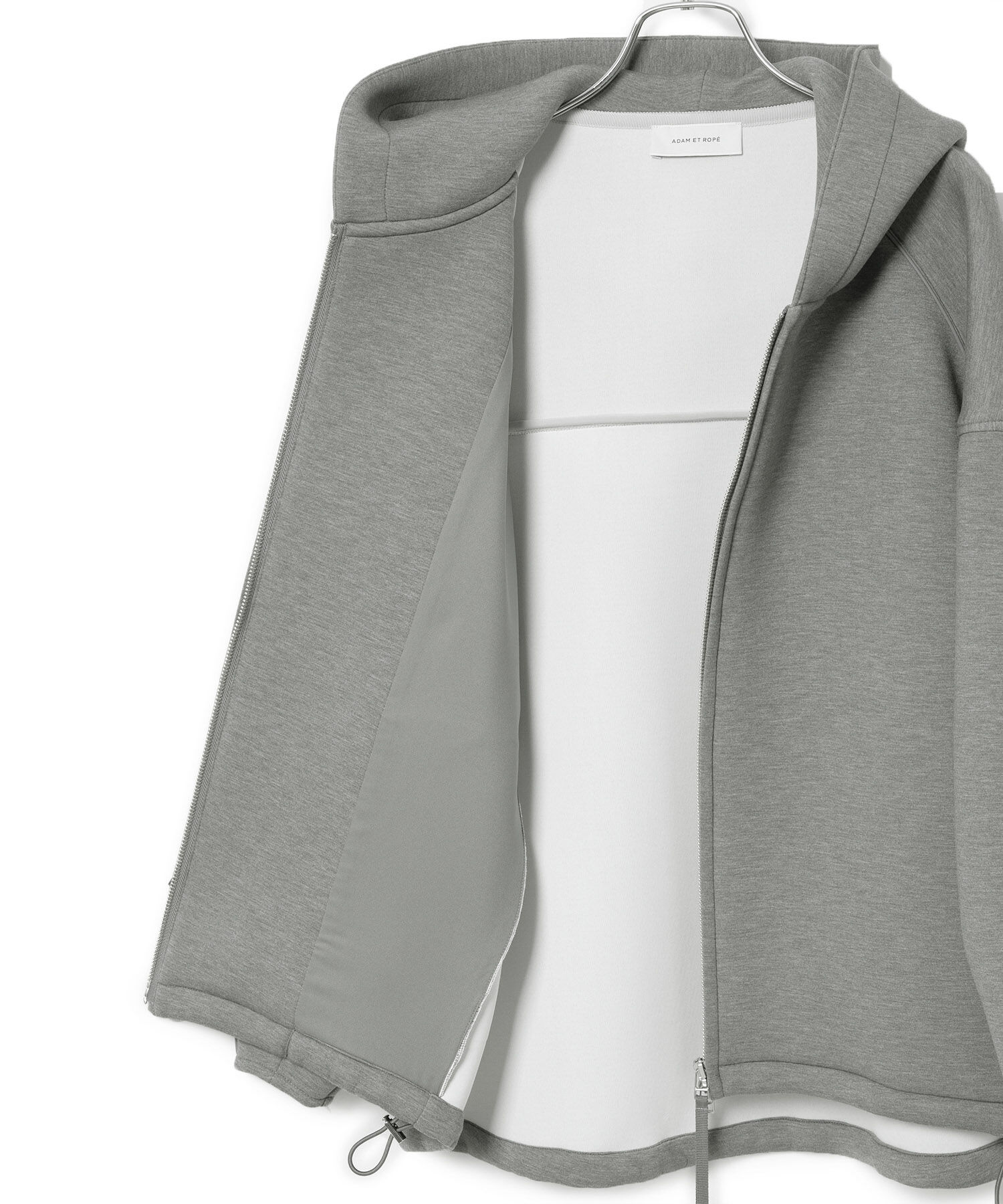 ADAM ET ROPE'「【サステナブル】フーディージップブルゾン」|ブルゾン・スタジャン|
