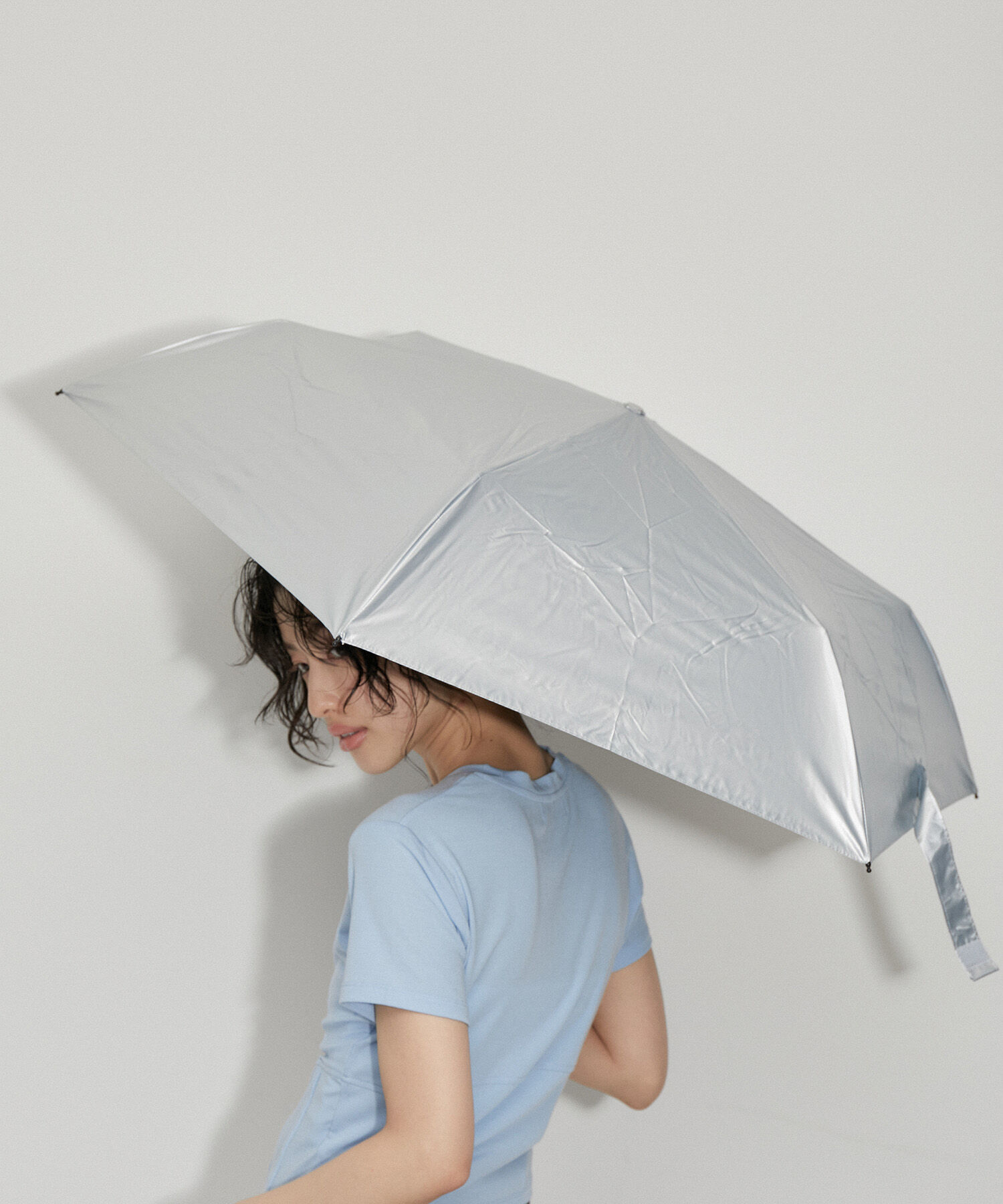 ADAM ET ROPE'「CORTED UMBRELLA 53 with tote」|傘|