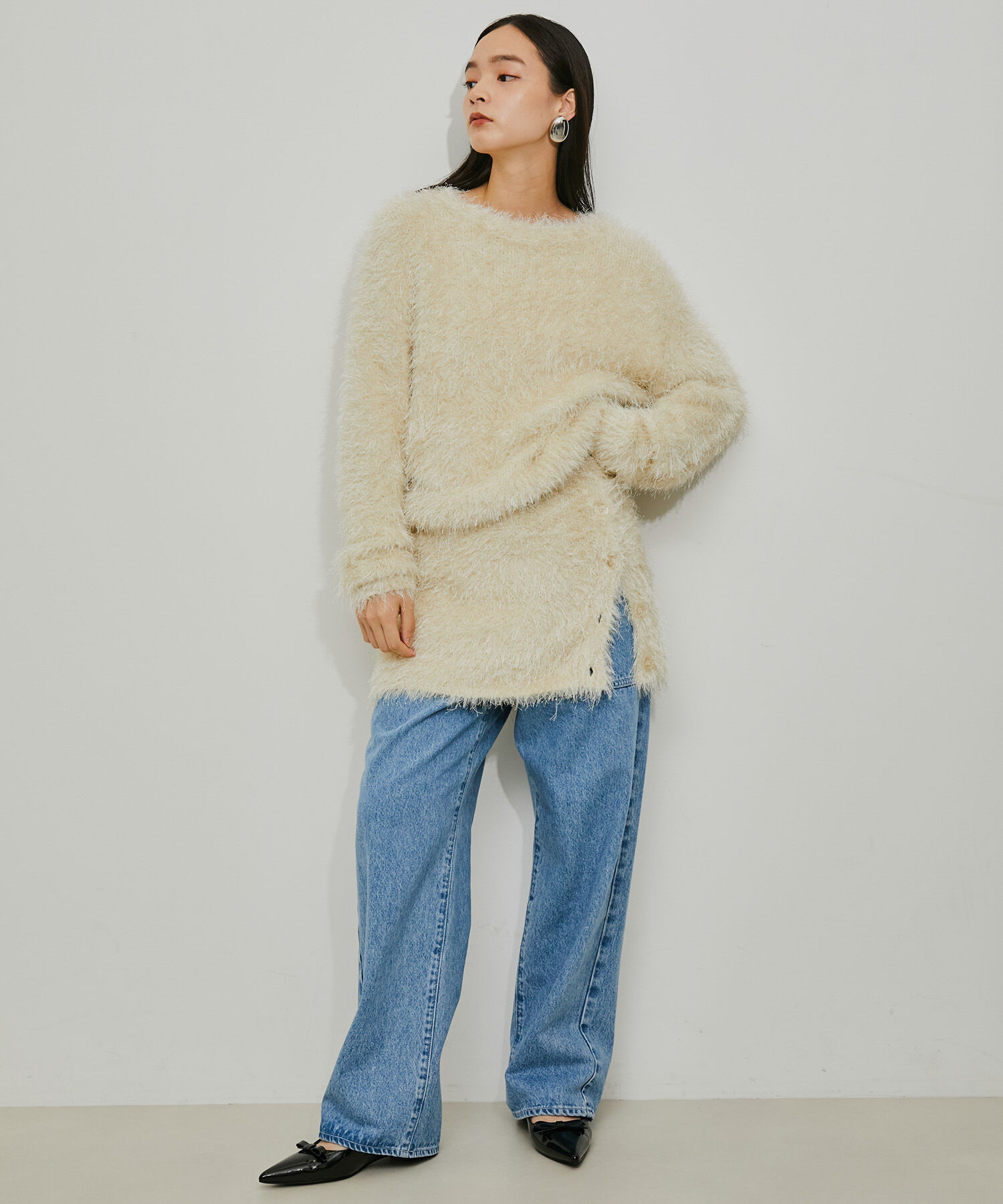 ADAM ET ROPE'「フラッフィーミニスカート」|スカート|