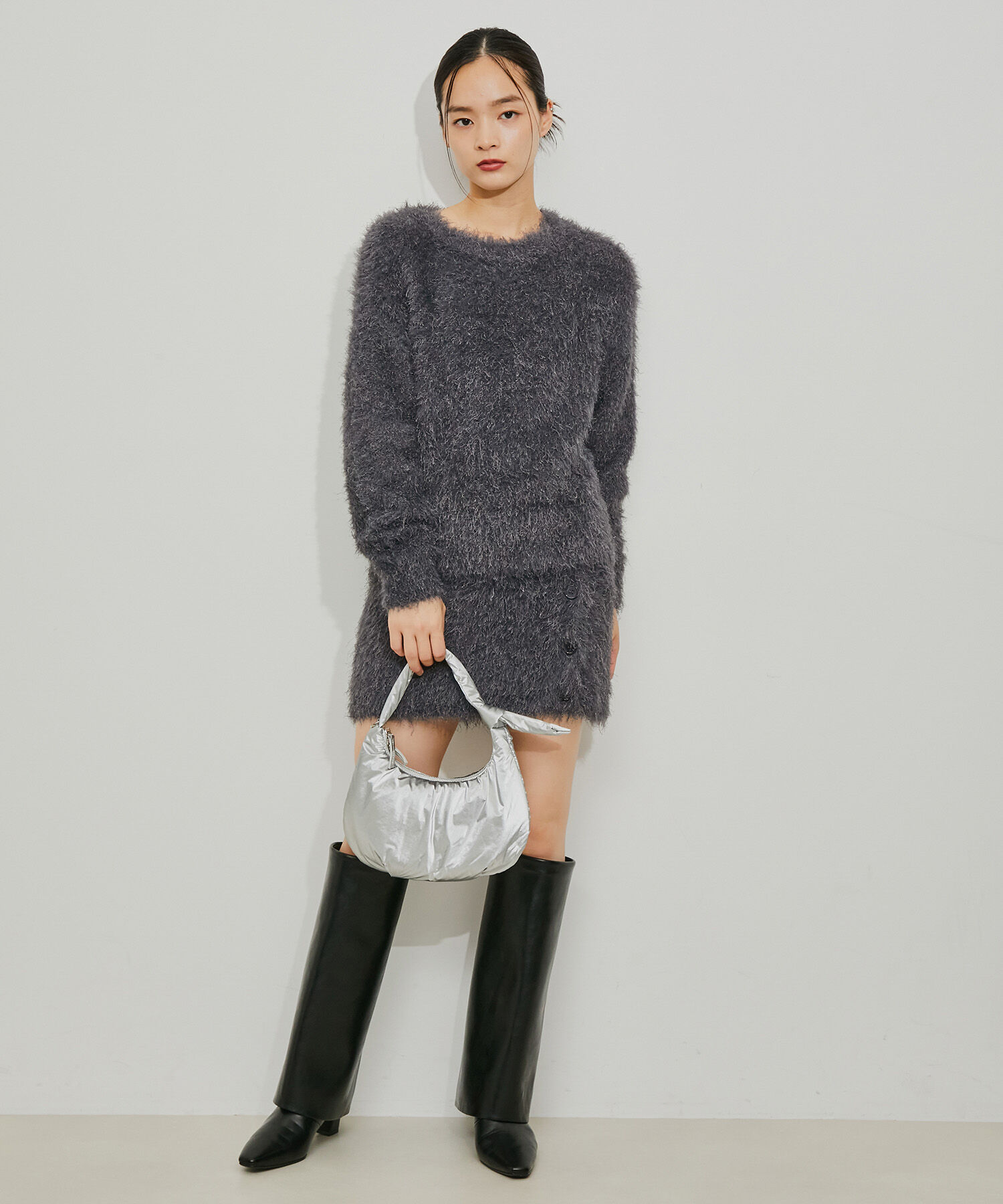 ADAM ET ROPE'「フラッフィーミニスカート」|スカート|