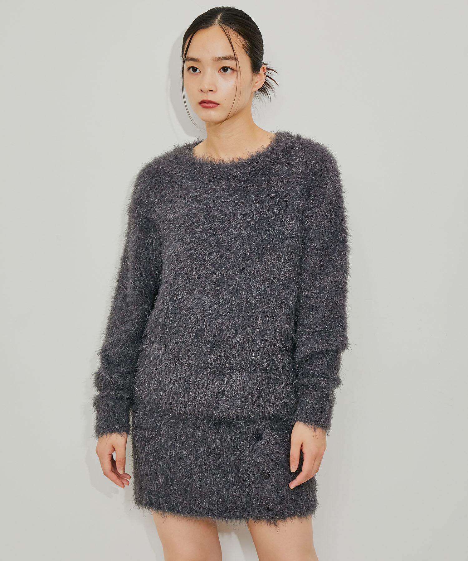 ADAM ET ROPE'「フラッフィーミニスカート」|スカート|