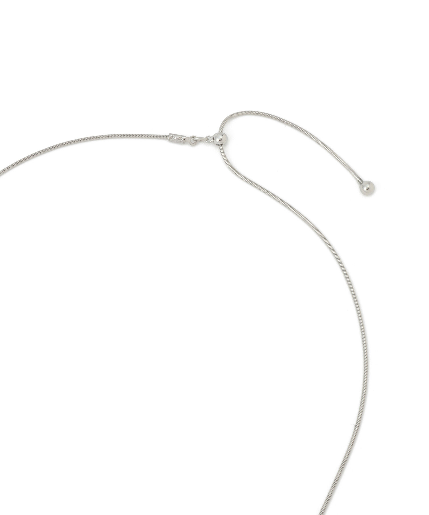 ADAM ET ROPE'「【WEB限定】プレートリングネックレス」|ネックレス|