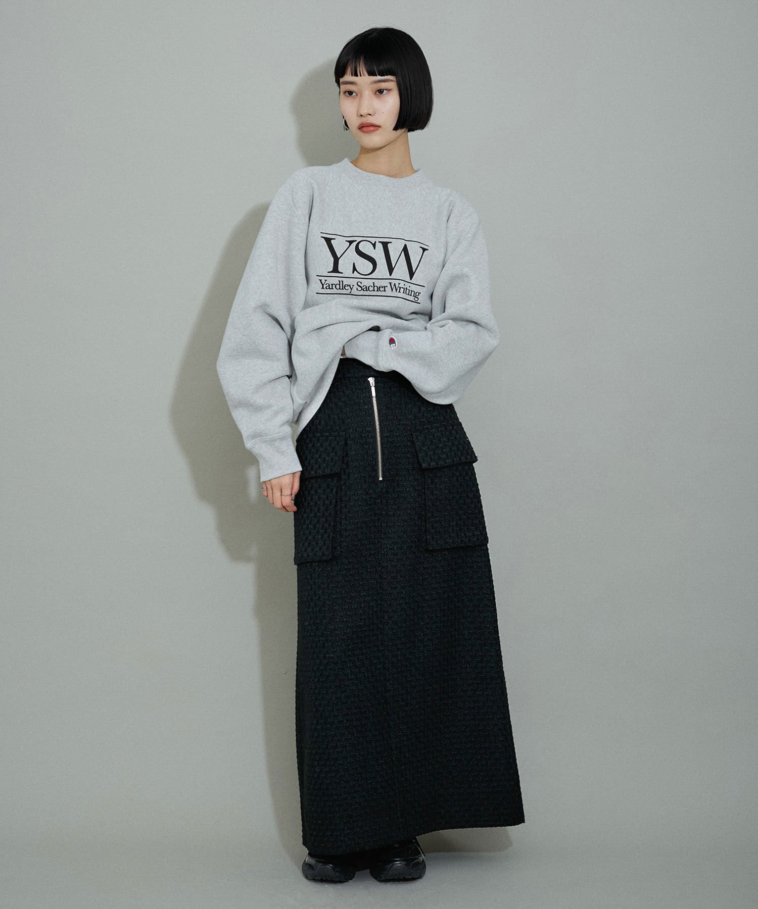 ADAM ET ROPE'「【WEB限定】フロントジップタイトスカート」|スカート|