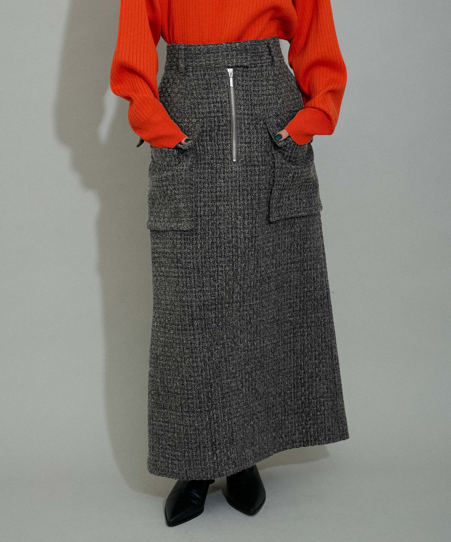 ADAM ET ROPE'「【WEB限定】フロントジップタイトスカート」|スカート|